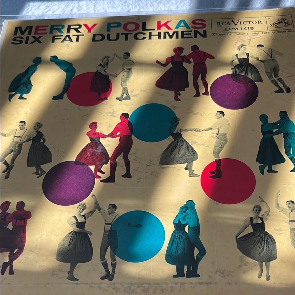 RCA Victor Merry Polkas Vinyl Cover